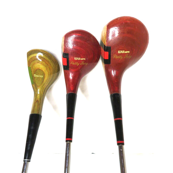 Vintage 1/3/5 Wilson Cup Defender Strata-Bloc Patty Berg Royal Daisy Woods - Picture 3 of 16